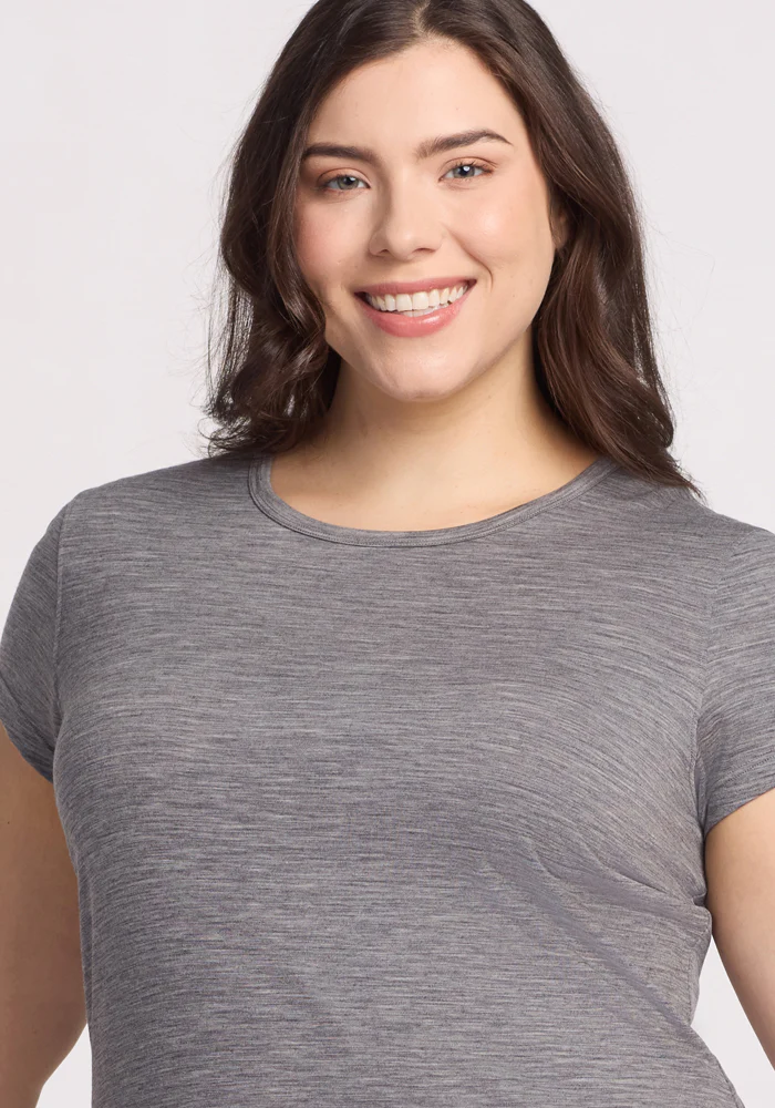 Addie Crew Neck - Graphite Heather - Image 12