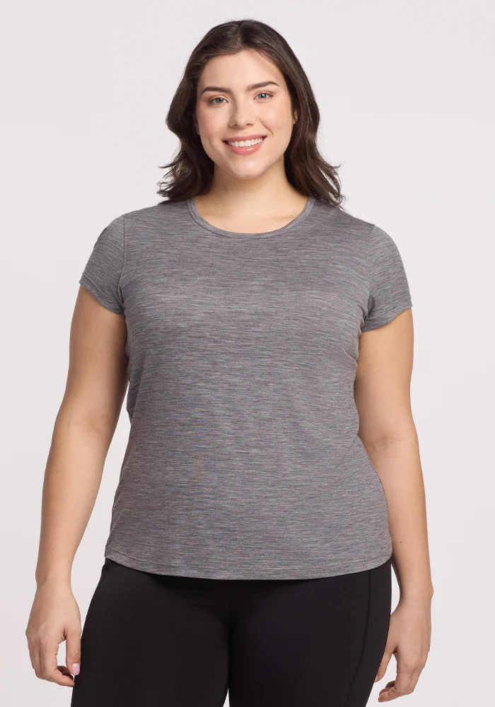 Addie Crew Neck - Graphite Heather - Image 8