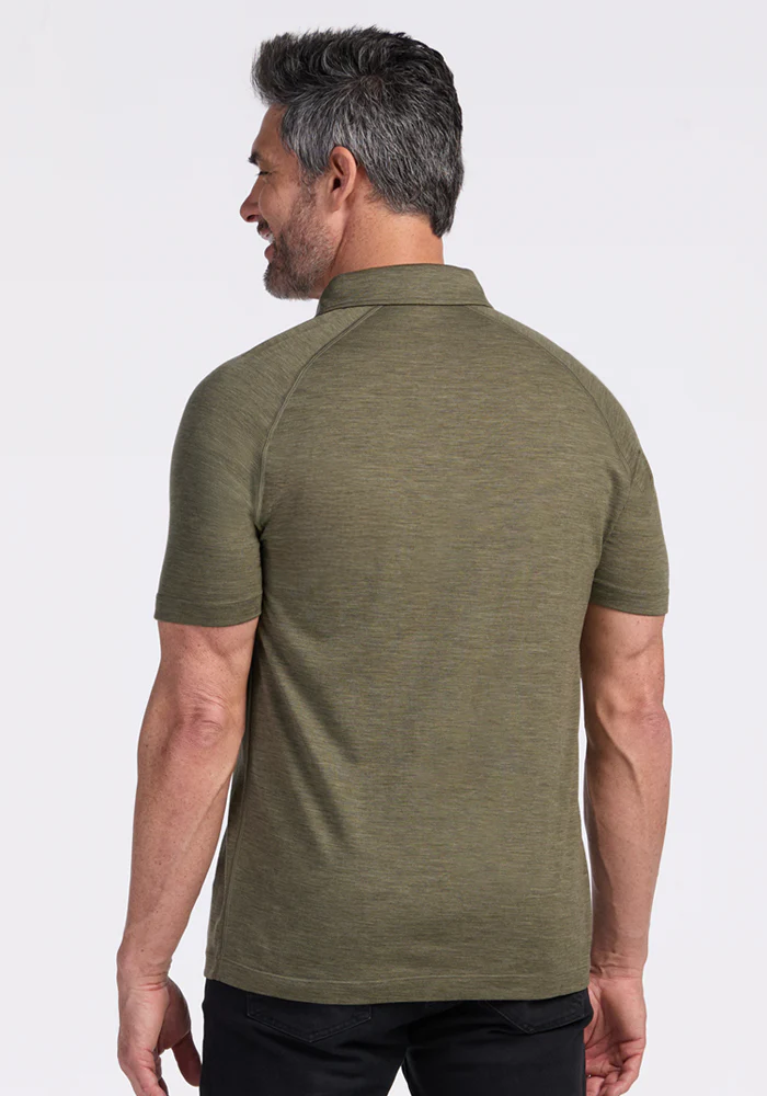 Summit Polo - Sage Olive Melange - Image 6