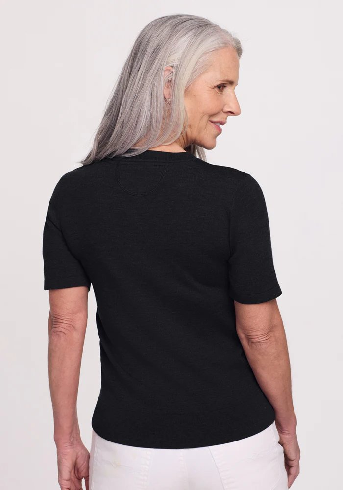Anna Crew Sweater - Black - Image 6