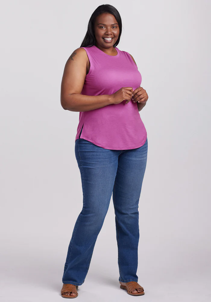 Bella Tunic Top - Purple Wine - Image 11