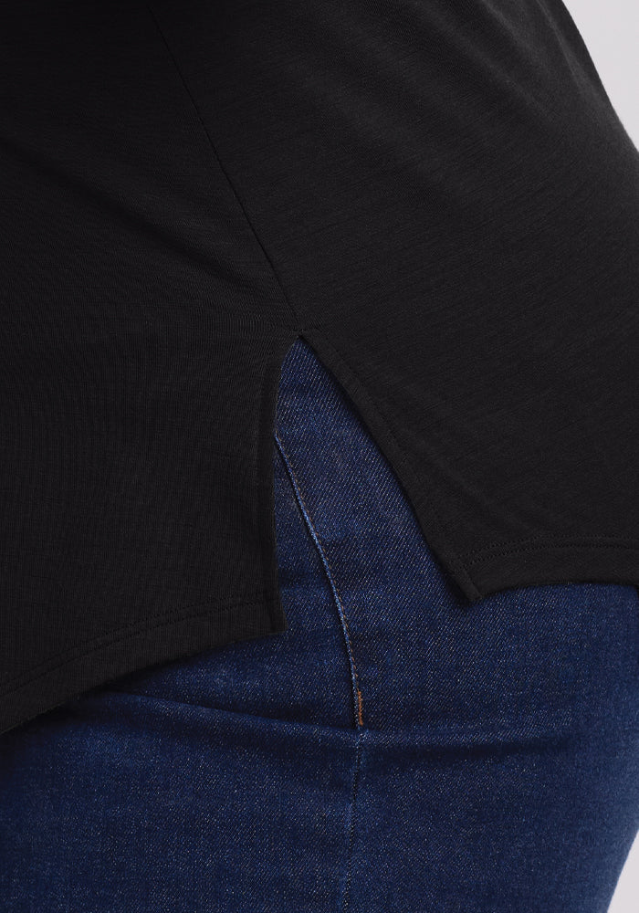 Bella Tunic Top - Black - Image 10