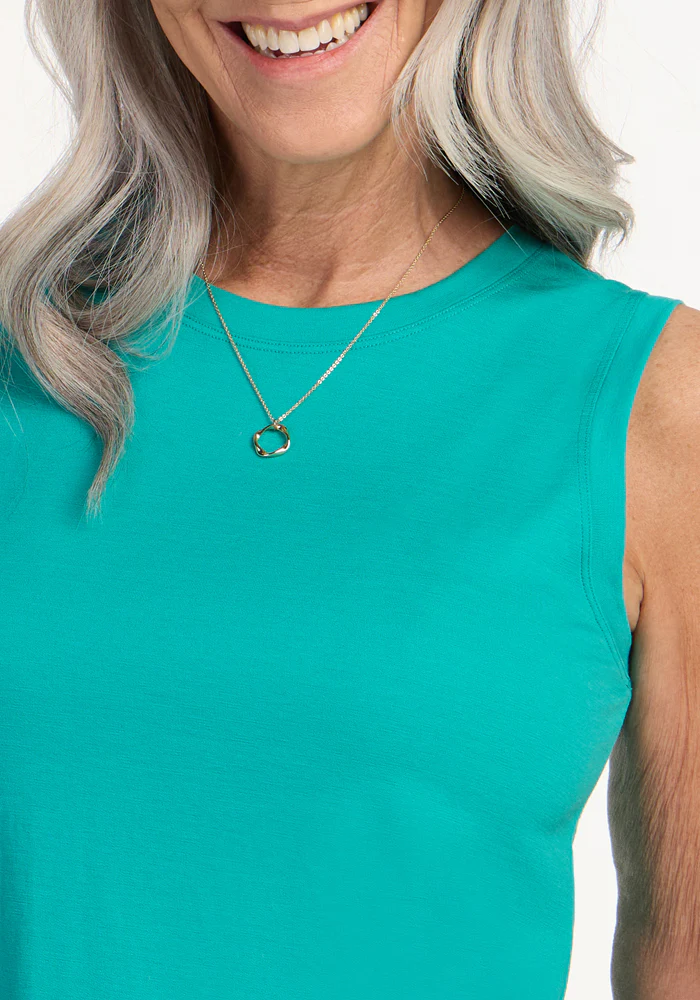 Bella Tunic Top - Cool Jade - Image 2