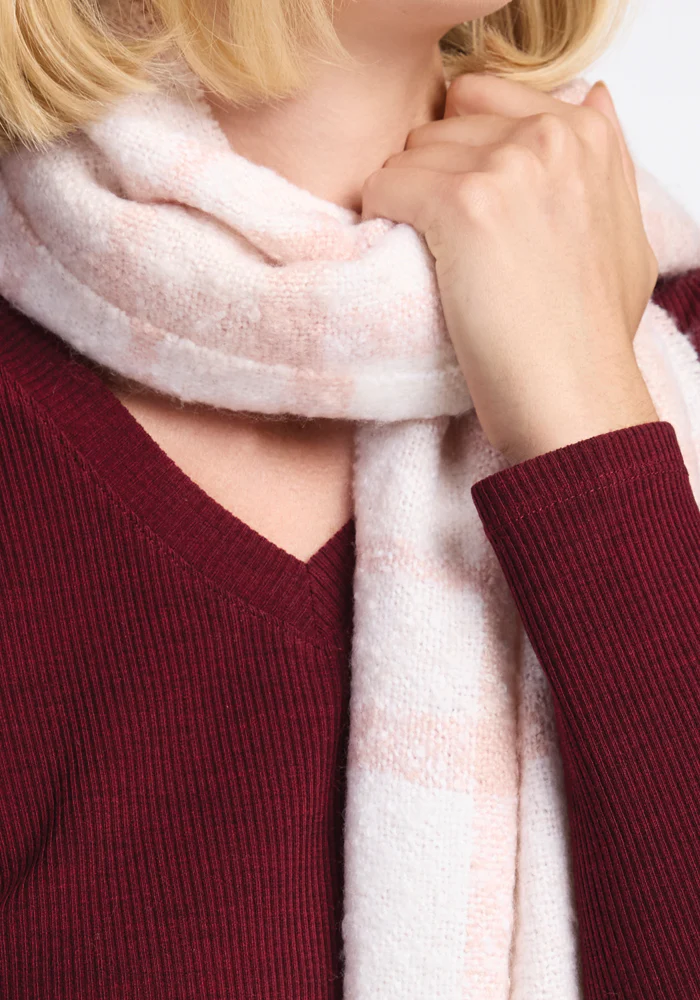 Bradie Scarf - Mauve Plaid - Image 12