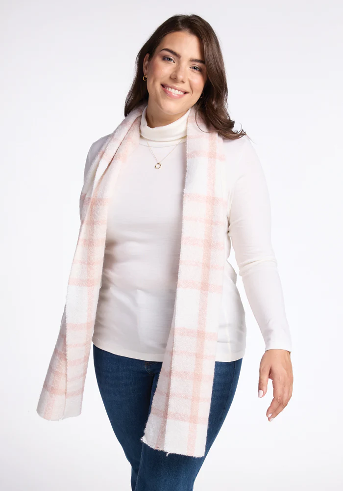 Bradie Scarf - Mauve Plaid - Image 14