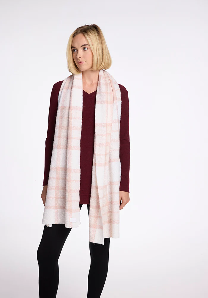 Bradie Scarf - Mauve Plaid - Image 6