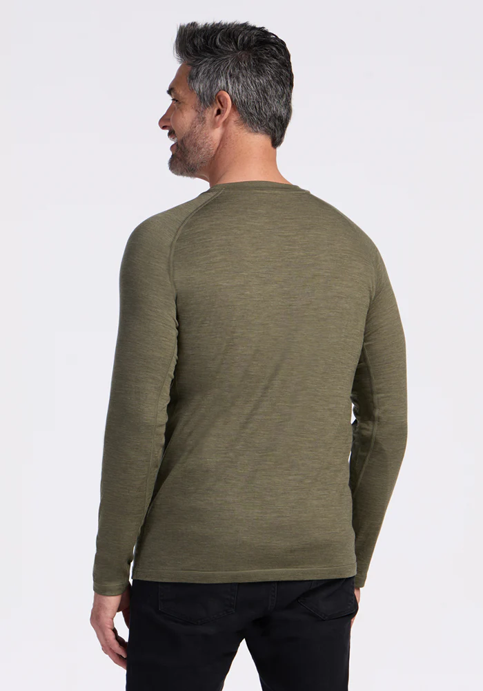 Essential Tee - Sage Olive Melange - Image 5
