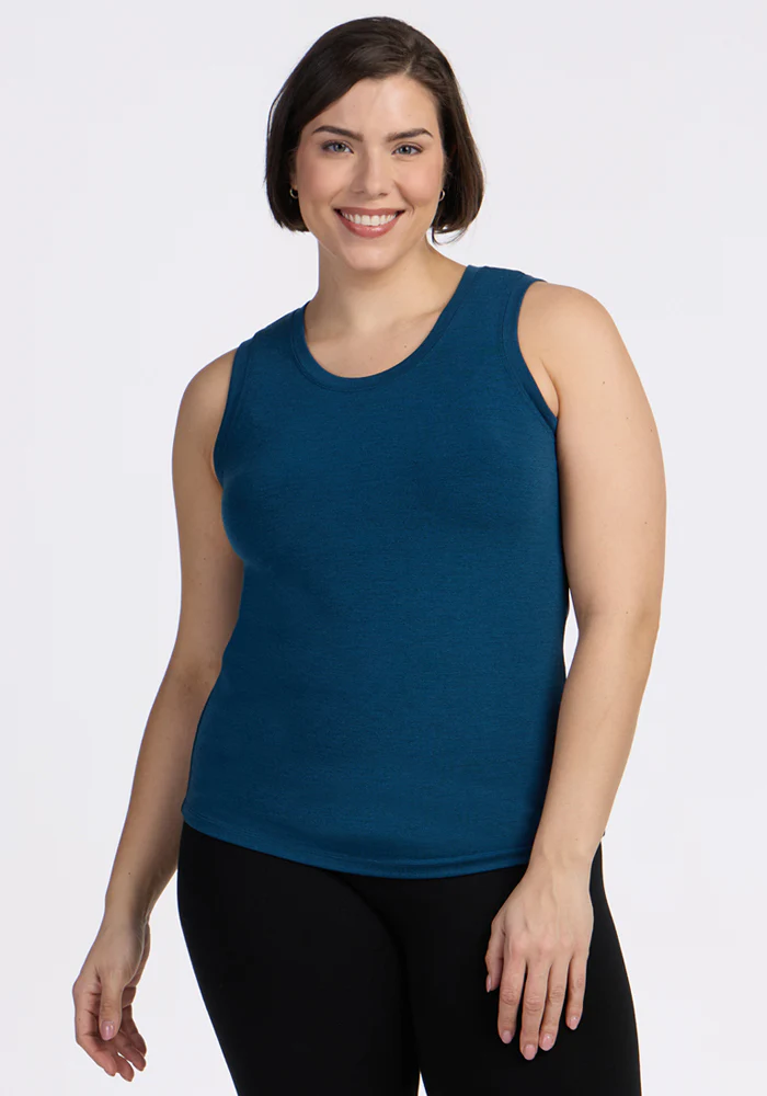 Ava Tank Top - Majolica Blue - Image 6