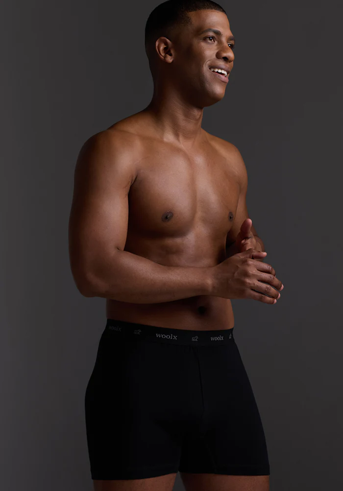 Breathe Boxer Shorts - Black - Image 7