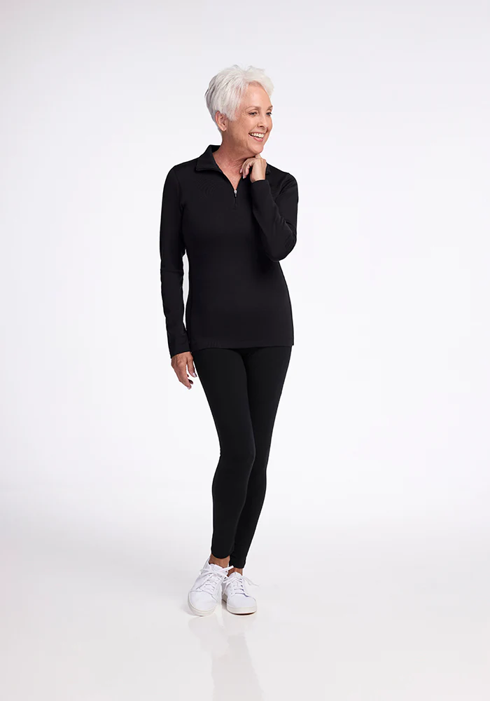 Brooke 1/4 Zip - Black - Image 4