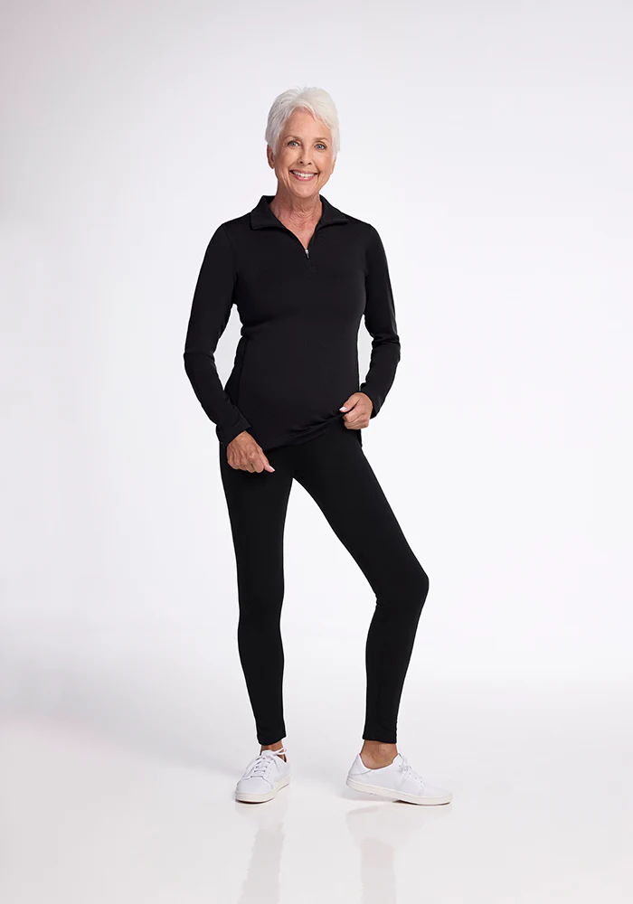 Brooke 1/4 Zip - Black - Image 5
