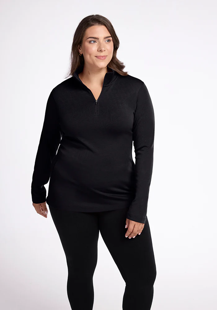 Brooke 1/4 Zip - Black - Image 7