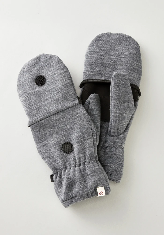 Cameron Glove Mitten - Graphite Heather - Image 3