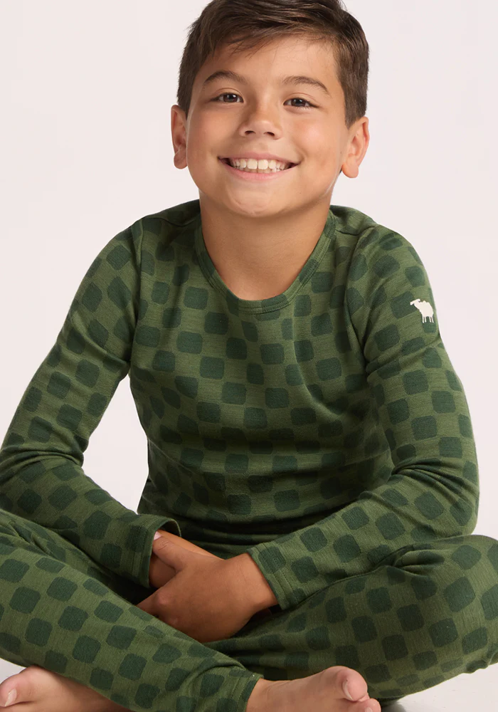 Kids Explorer Base Layer Bottoms - Frog Hop - Image 2