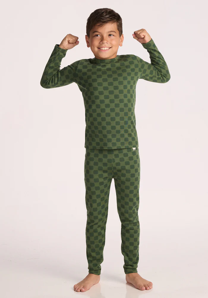 Kids Explorer Base Layer Bottoms - Frog Hop - Image 5