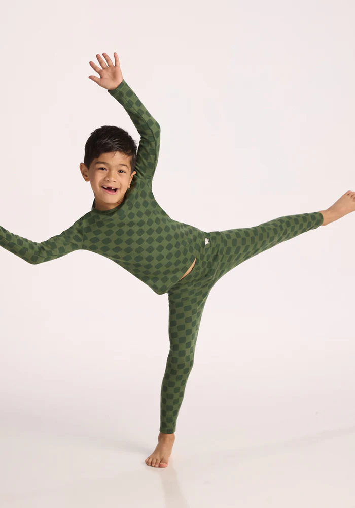 Kids Explorer Base Layer Bottoms - Frog Hop - Image 8