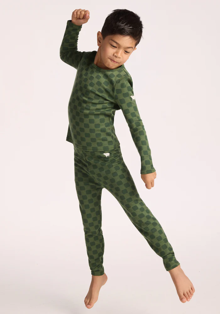 Kids Explorer Base Layer Bottoms - Frog Hop - Image 9