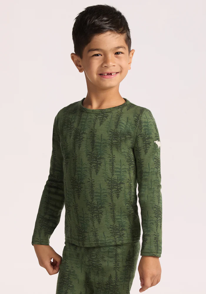 Kids Explorer Base Layer Top - Forest Friends - Image 13