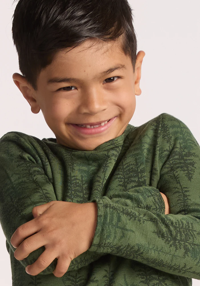 Kids Explorer Base Layer Top - Forest Friends - Image 15