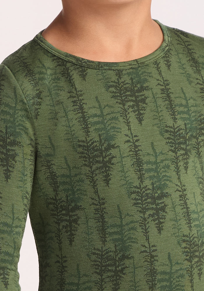 Kids Explorer Base Layer Top - Forest Friends - Image 3