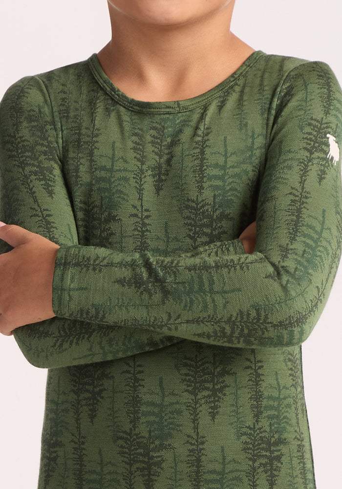 Kids Explorer Base Layer Top - Forest Friends - Image 6