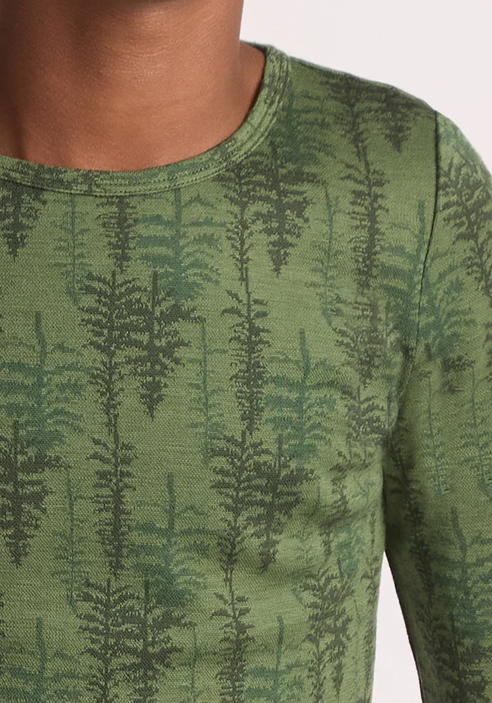 Kids Explorer Base Layer Top - Forest Friends - Image 9