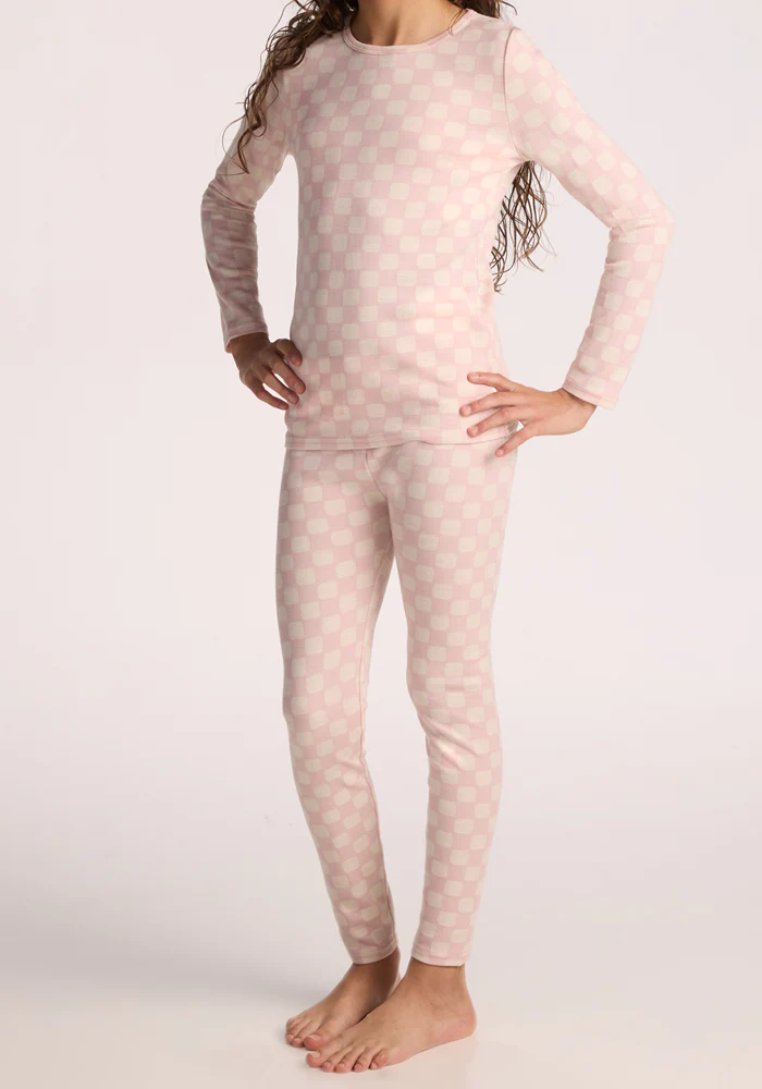 Kids Explorer Base Layer Bottoms - Hopscotch Pink - Image 10