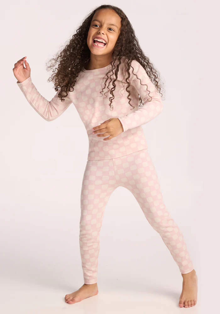 Kids Explorer Base Layer Bottoms - Hopscotch Pink - Image 14