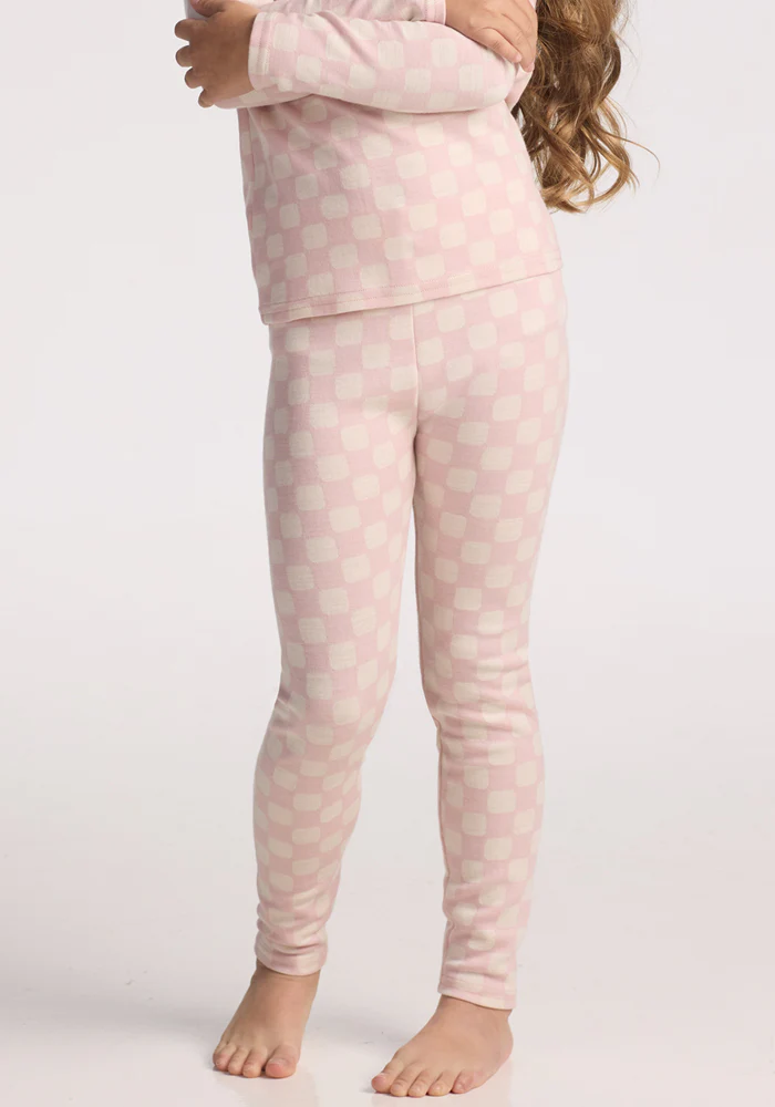 Kids Explorer Base Layer Bottoms - Hopscotch Pink - Image 3