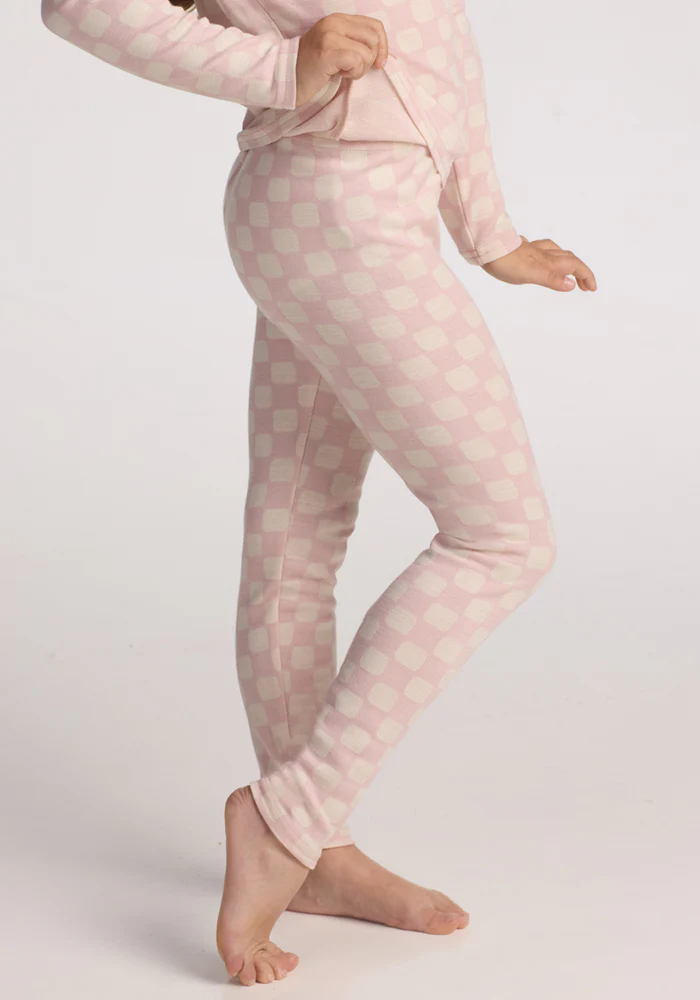 Kids Explorer Base Layer Bottoms - Hopscotch Pink - Image 4