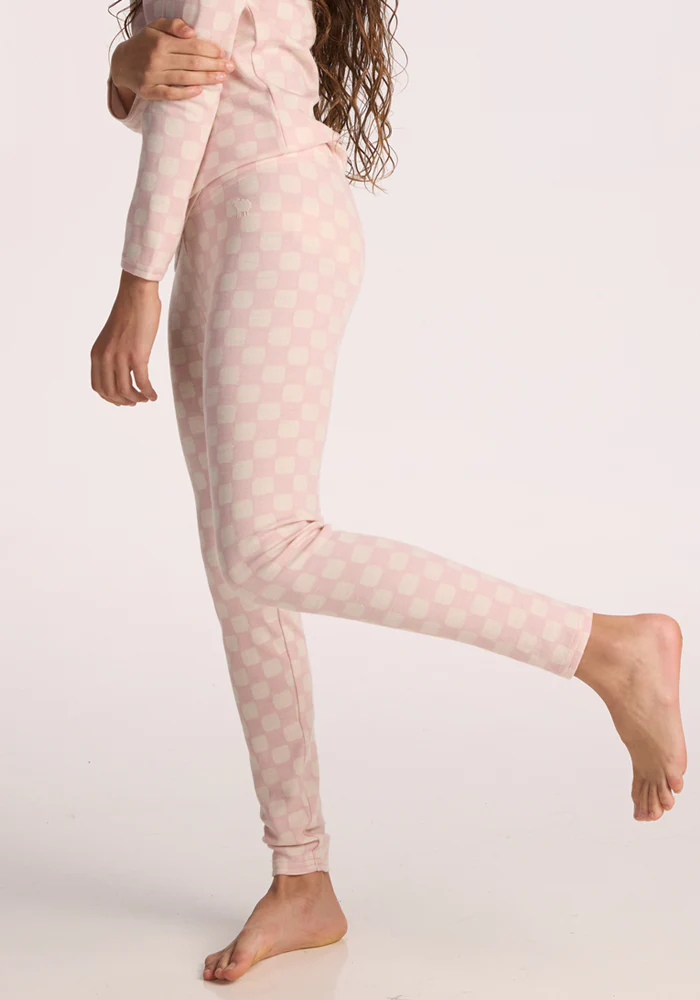 Kids Explorer Base Layer Bottoms - Hopscotch Pink - Image 9