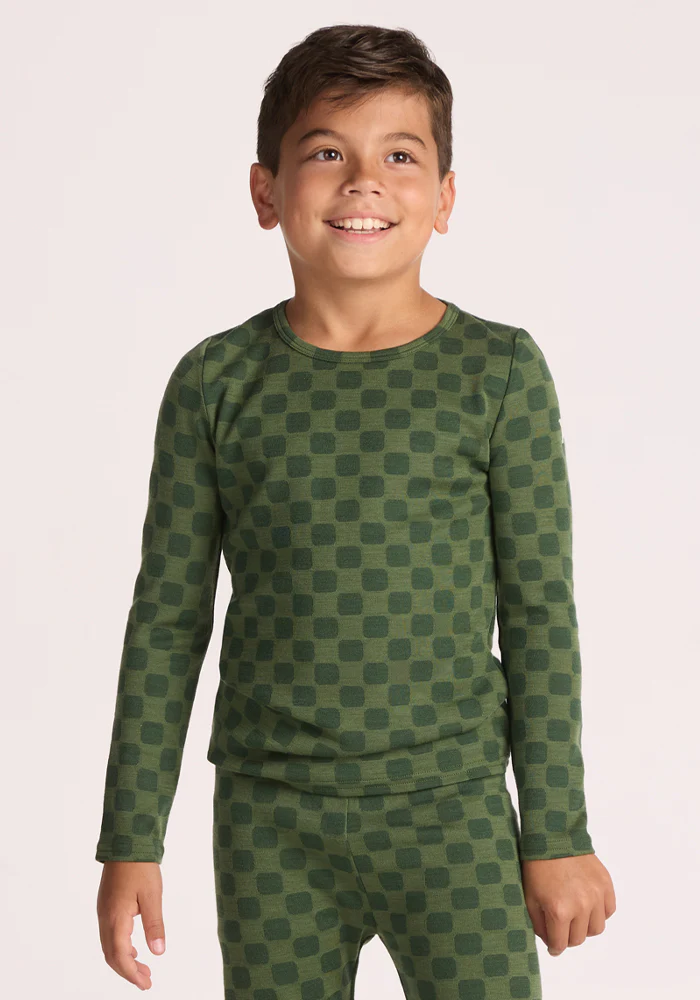 Kids Explorer Base Layer Top - Frog Hop - Image 14