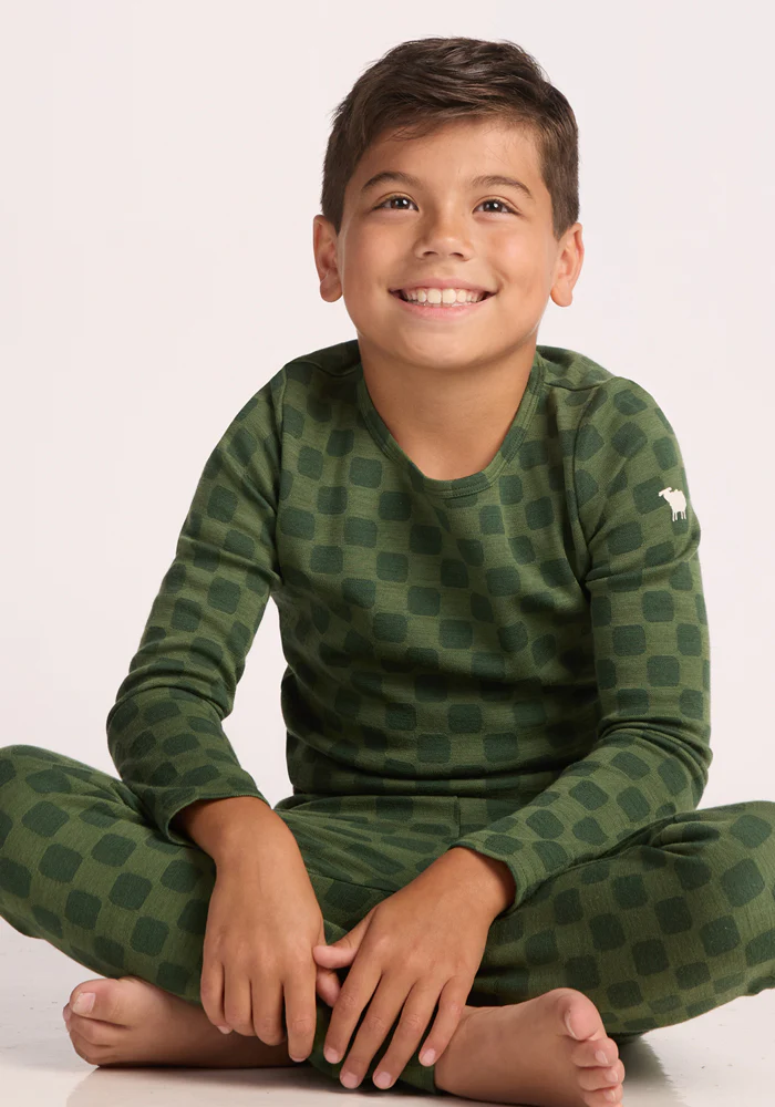 Kids Explorer Base Layer Top - Frog Hop - Image 15