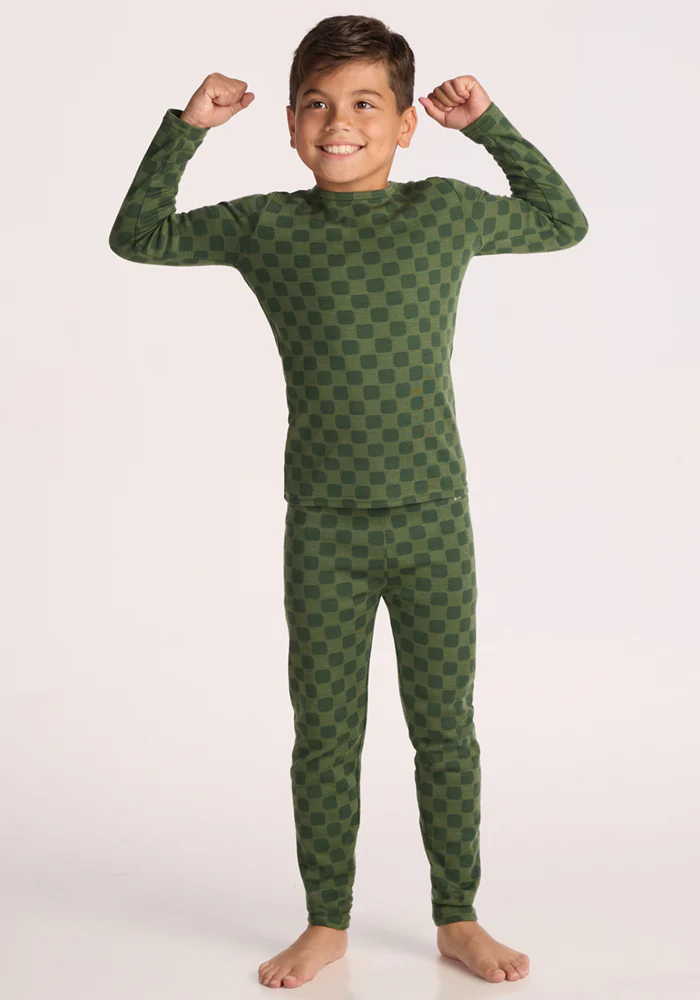 Kids Explorer Base Layer Top - Frog Hop - Image 18