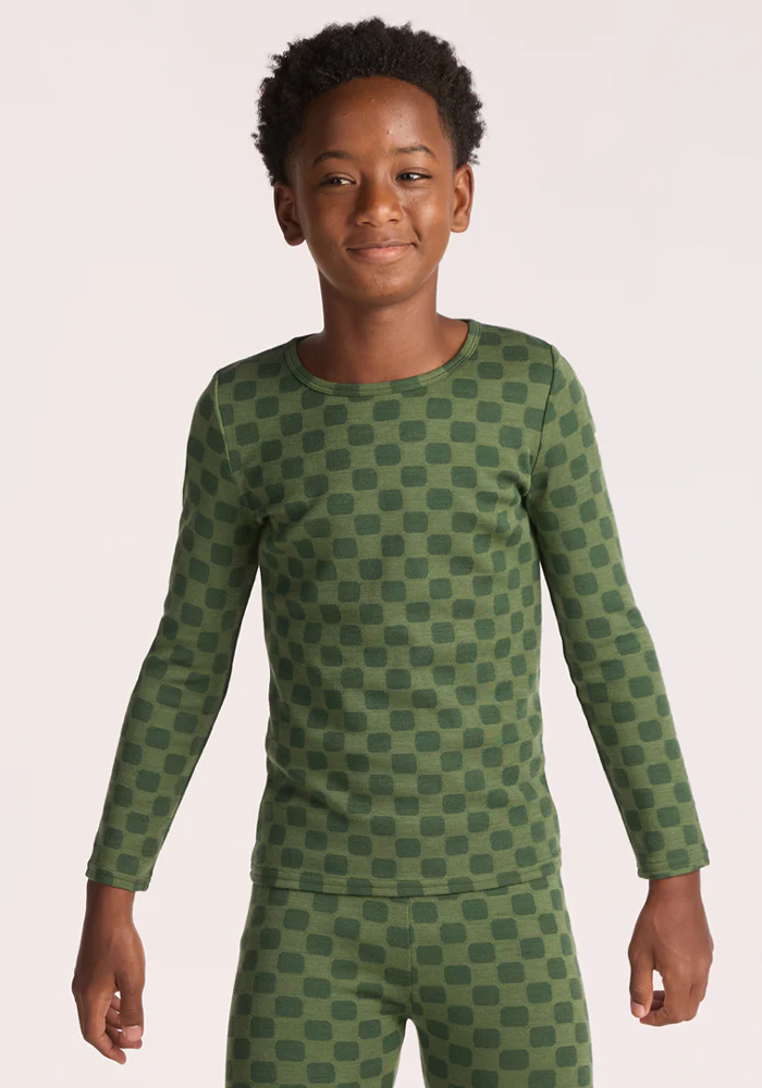 Kids Explorer Base Layer Top - Frog Hop - Image 2