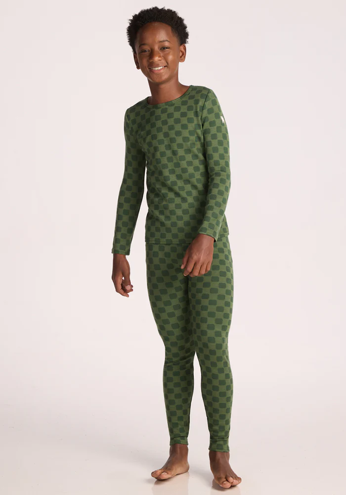 Kids Explorer Base Layer Top - Frog Hop - Image 3