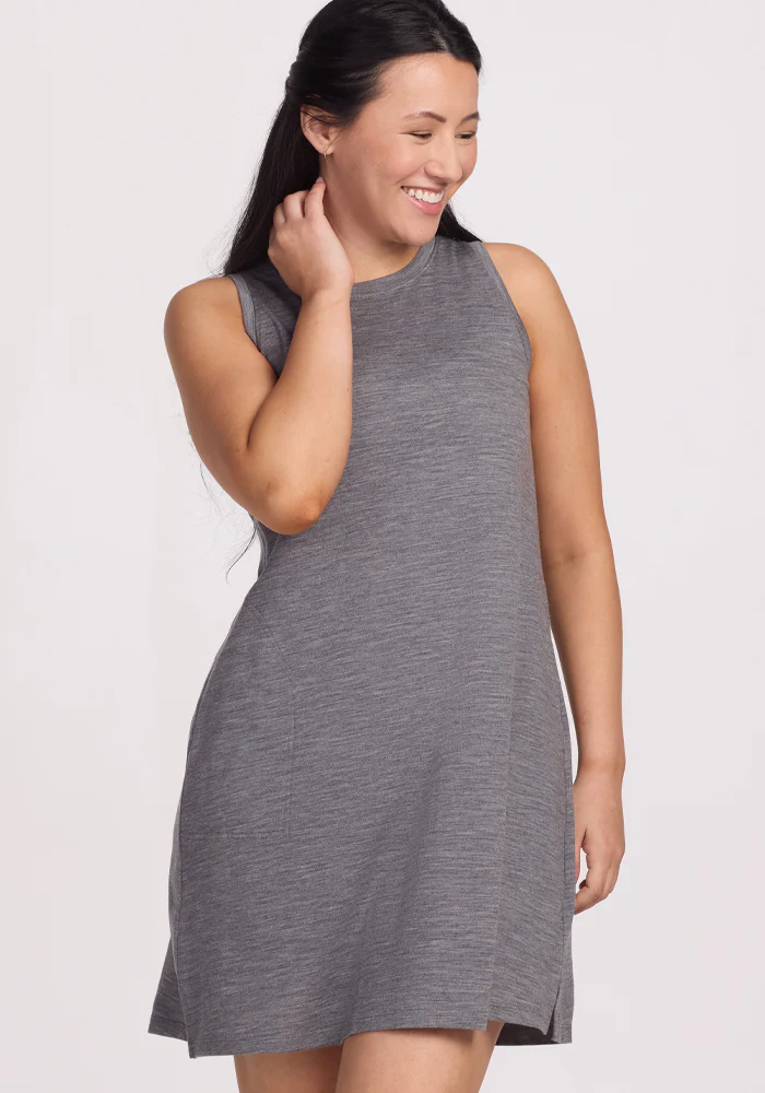 Clara Dress - Graphite Heather - Image 5