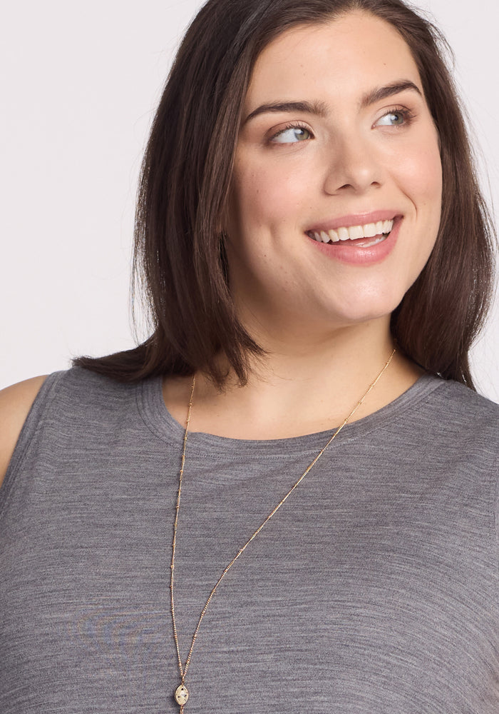Clara Dress - Graphite Heather - Image 8