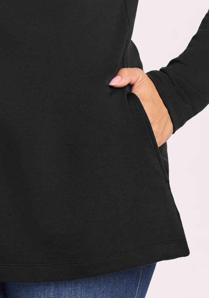 Edna Hooded Cardigan - Black - Image 11