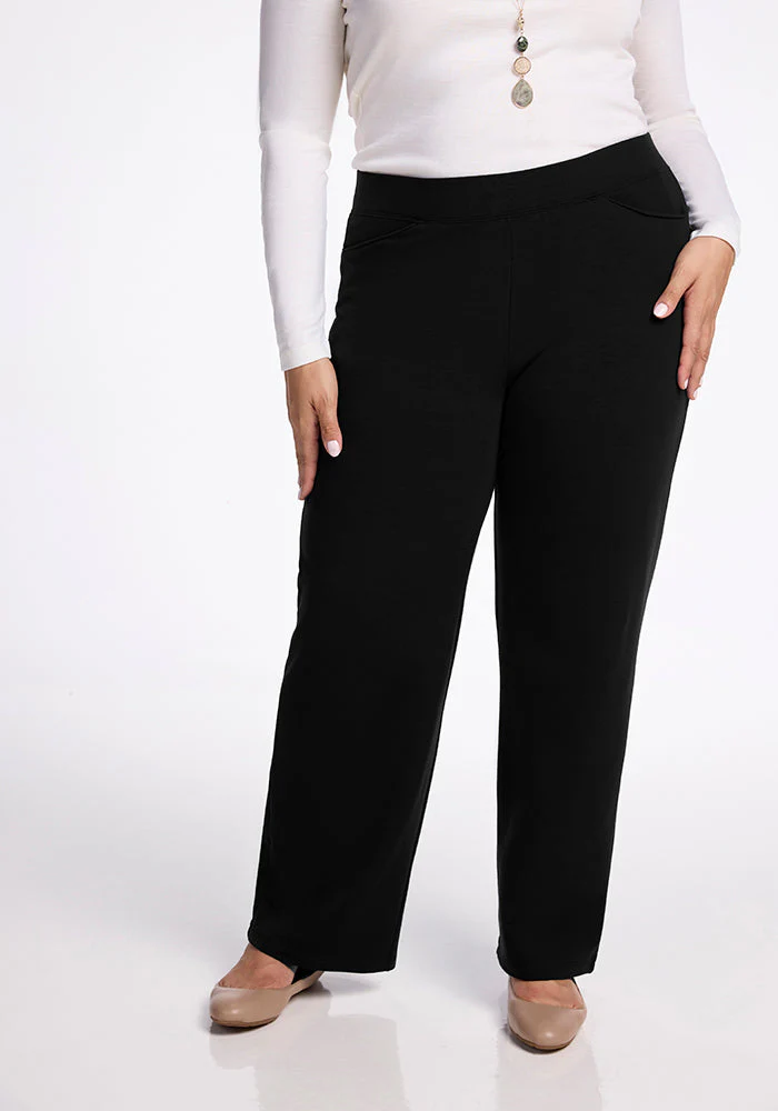 Ellie Wide Leg Pants - Black - Image 7