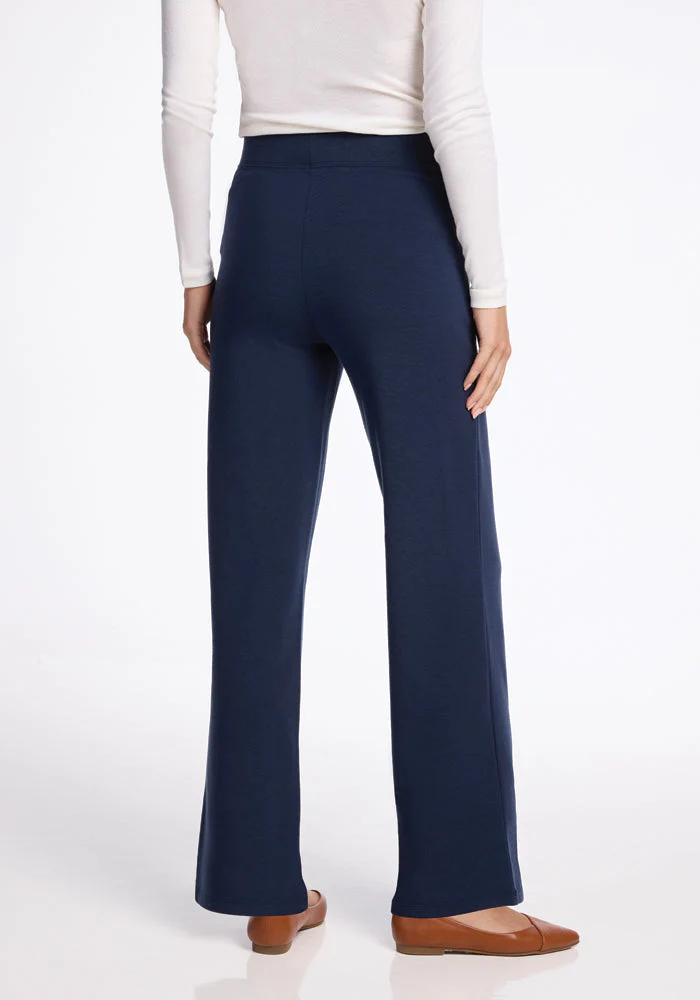Ellie Wide Leg Pants - Deep Navy - Image 7