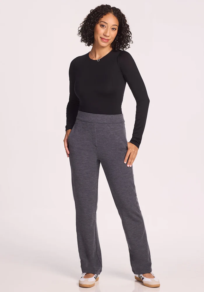 Emerson Straight Leg Pants - Cinder Melange - Image 5