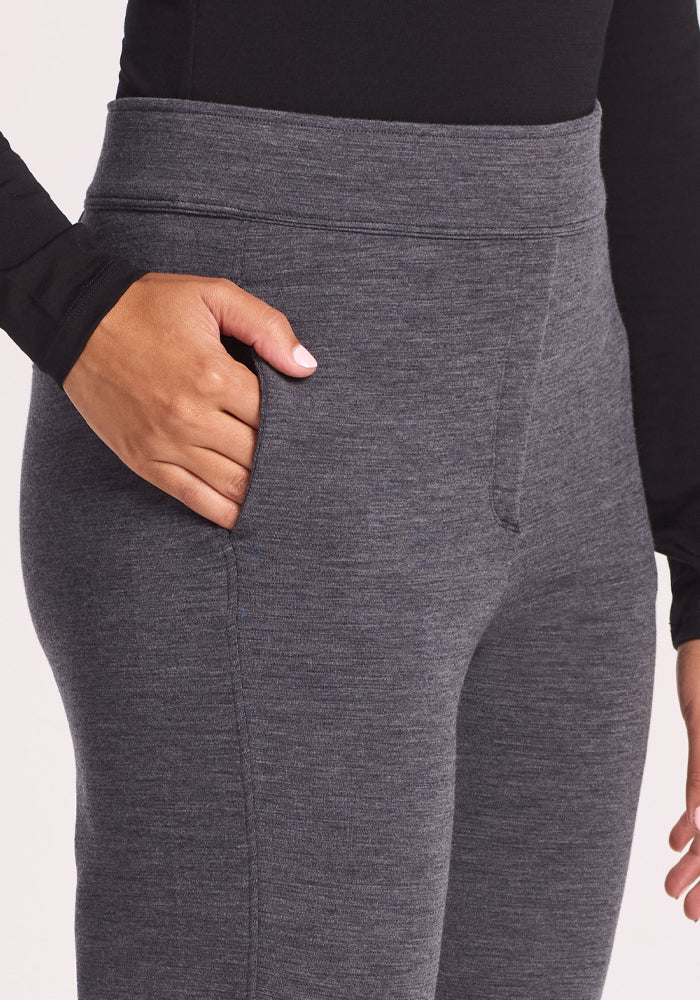 Emerson Straight Leg Pants Petite - Cinder Melange - Image 2