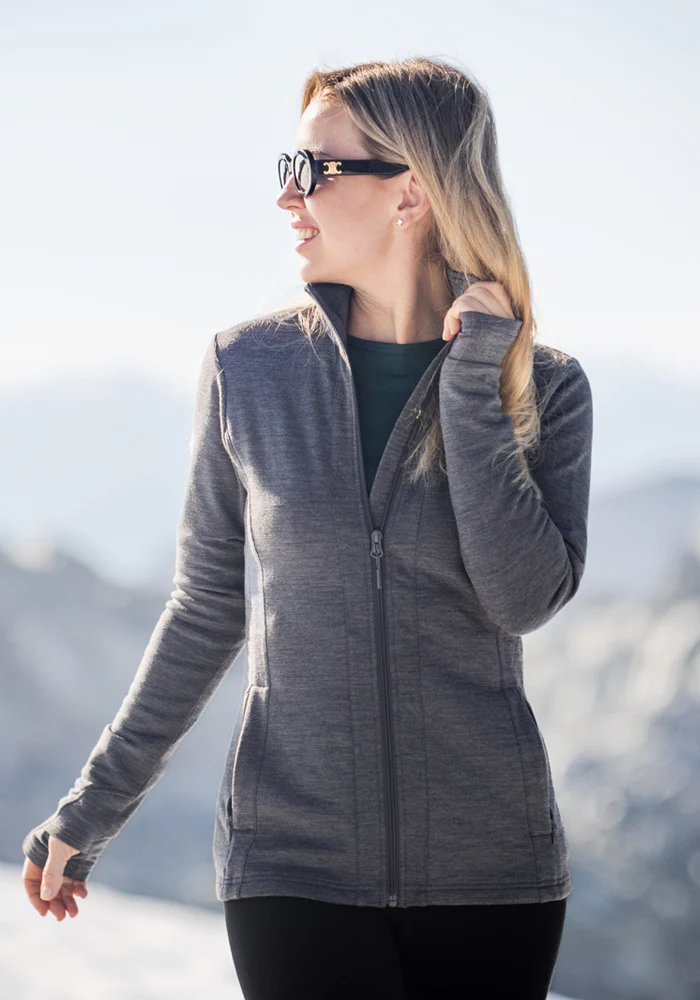 Finley Zip Up Sweatshirt - Black - Image 13