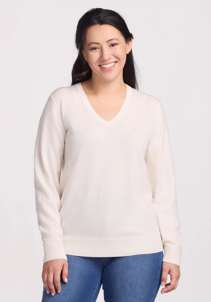 Francesca Sweater - Dewdrop Pearl - Image 2