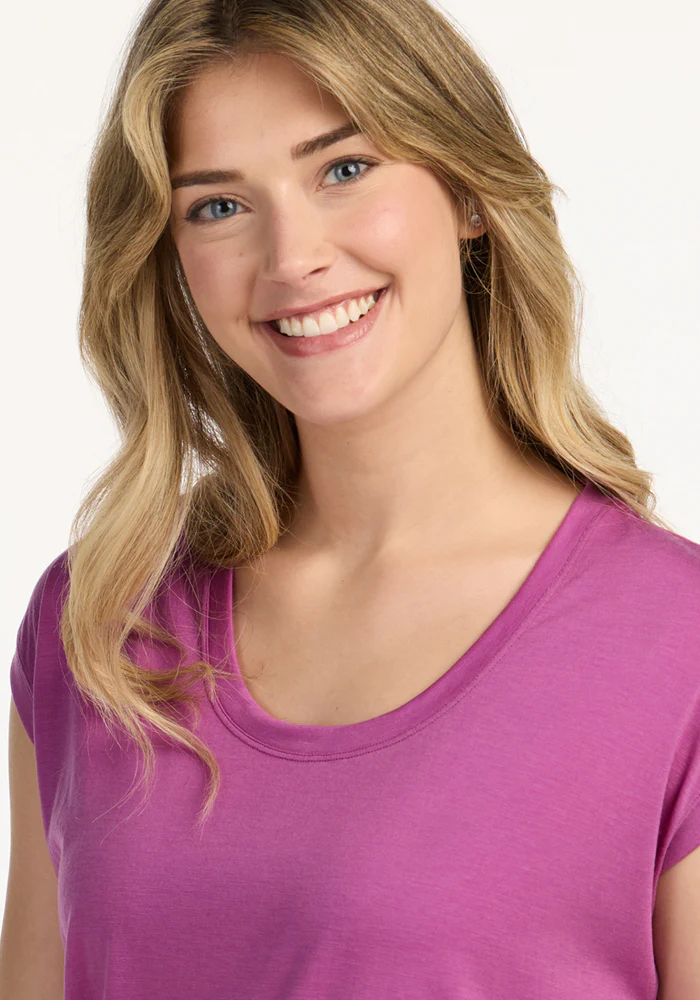 Gabi Tunic Top - Purple Wine - Image 4