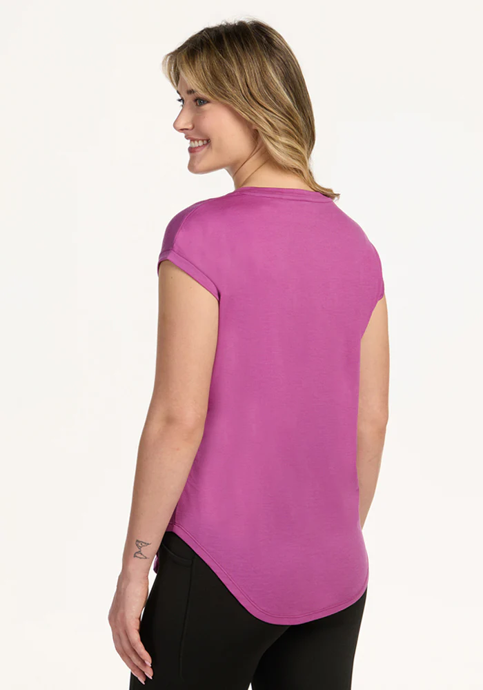 Gabi Tunic Top - Purple Wine - Image 6