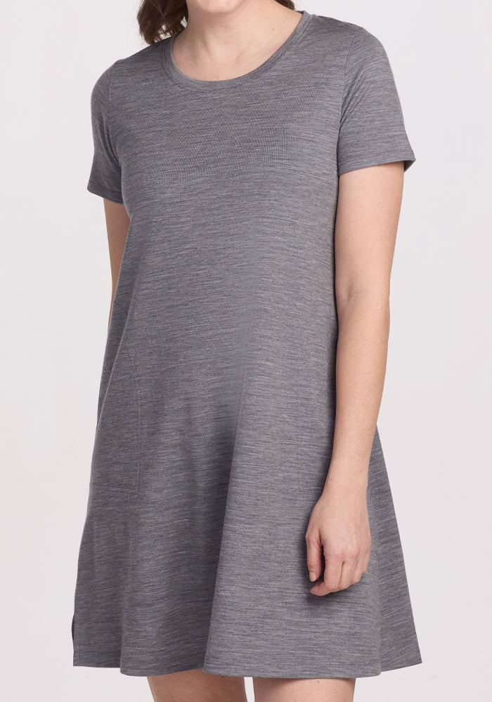 Georgie Dress - Graphite Heather - Image 5
