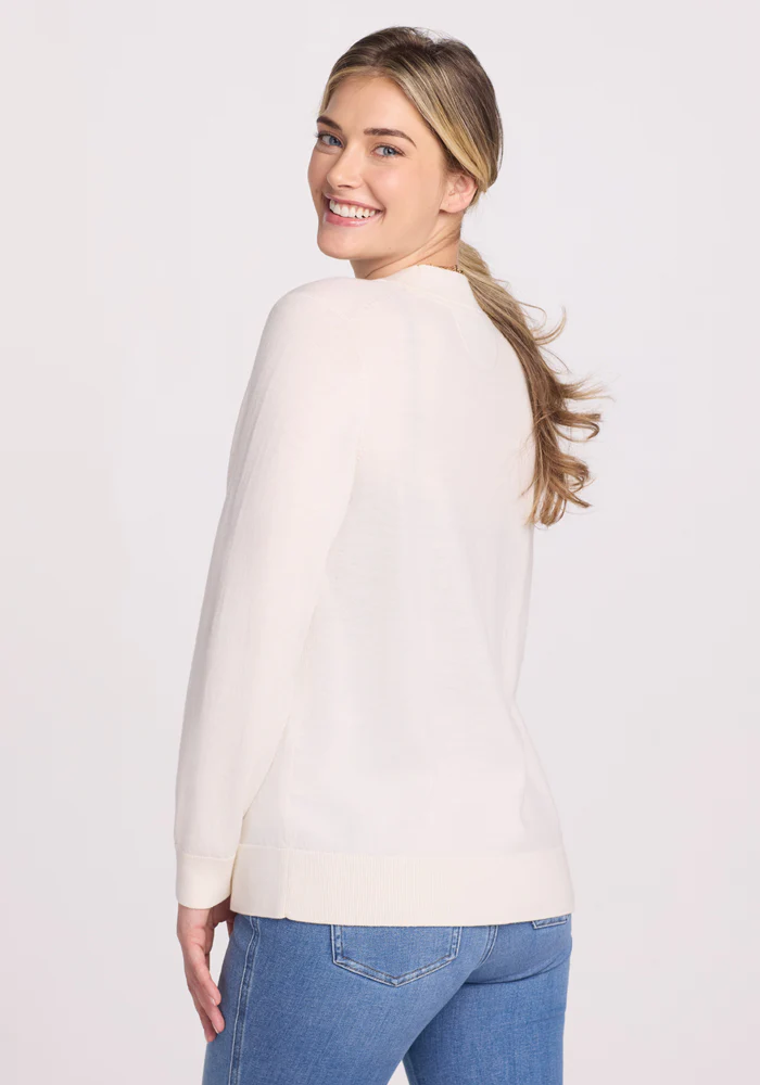 Gia Sweater - Dewdrop Pearl - Image 6
