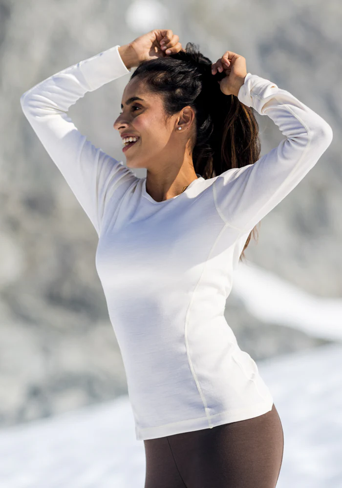 Hannah Long Sleeve Top - Buttercream - Image 23